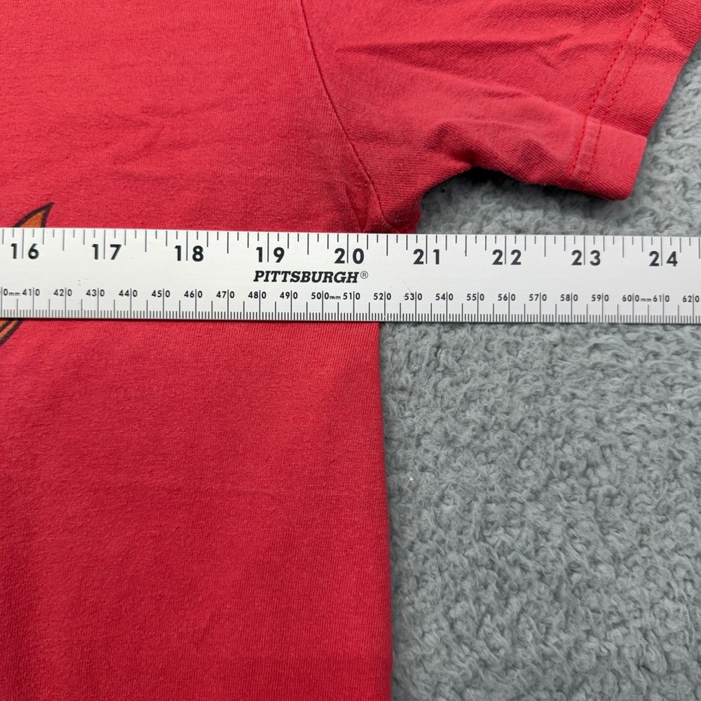 AKOO by T.I.‎ Mens XL "Big Man On Campus" Red 100% Cotton Fox Graphic T-Shirt - Picture 7 of 8